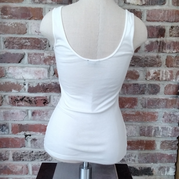 Express Ivory with Sequins Casual Tank Top - Picture 5 of 12